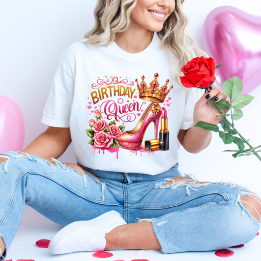 Ready To Press DTF Transfer- Birthday Queen