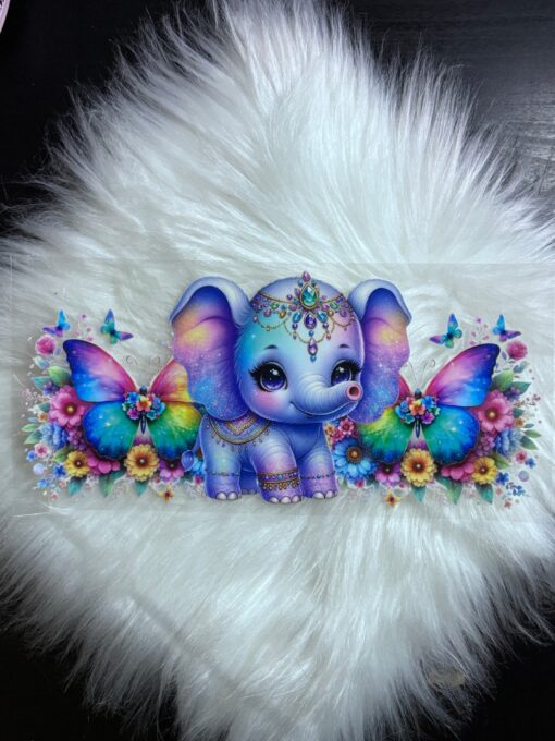 UV DTF Wrap- Elephant #1