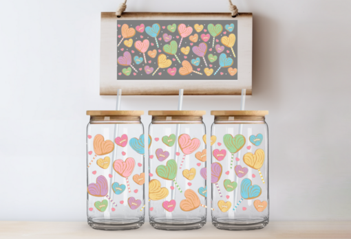UV DTF Wrap- Pastel Heart Sticks